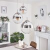 DEGEVOS Pendant Light matt nickel, 3-light sources