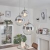 DEGEVOS Pendant Light matt nickel, 3-light sources