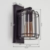 THUSIS Wall Light black, 1-light source