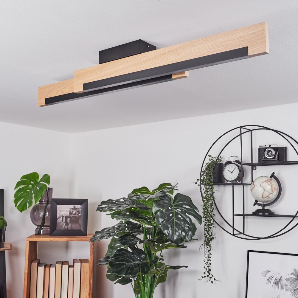 INZINO Ceiling Light LED Ecru, black, 2-light sources