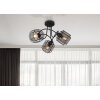 Globo AUGUSTIN Ceiling Light black, 3-light sources