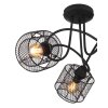 Globo AUGUSTIN Ceiling Light black, 3-light sources