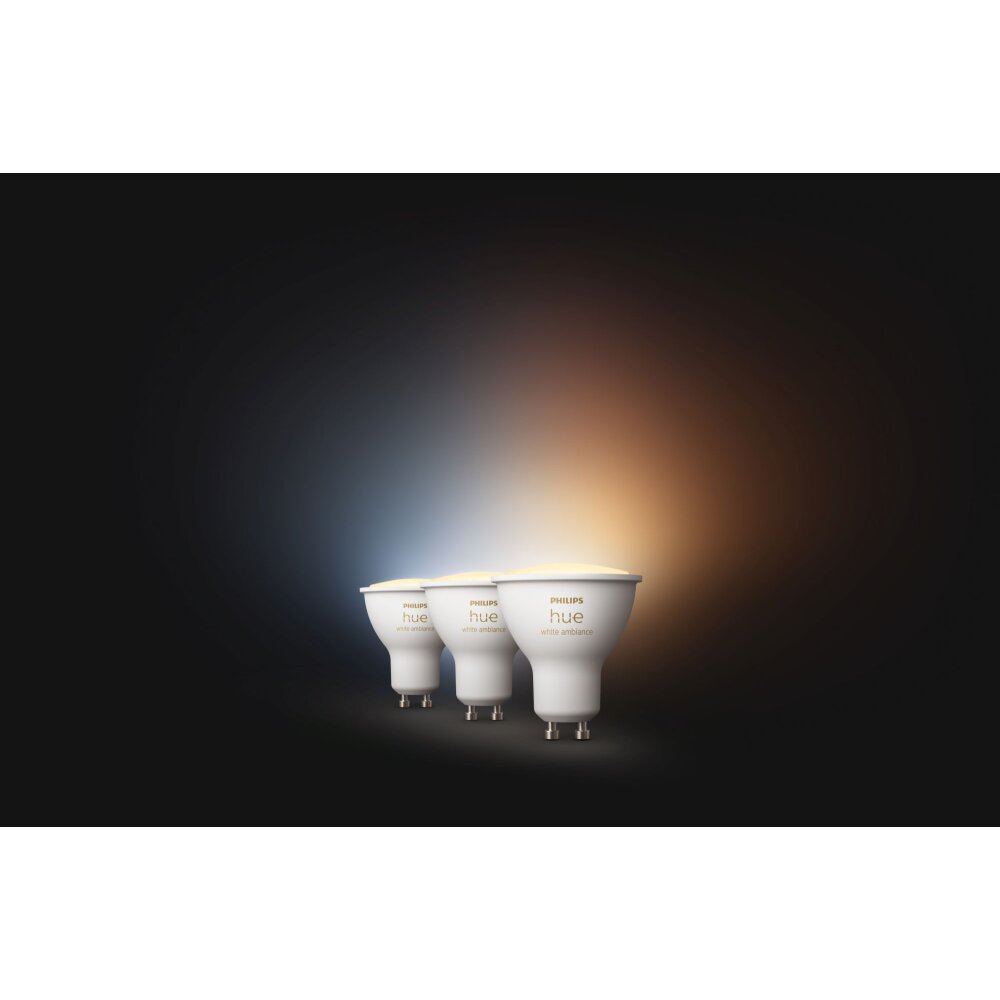 Philips Hue Starter Pack - White Ambiance - GU10 - 6 ampoules