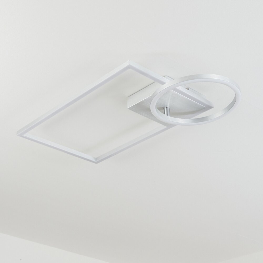 MOYA Ceiling Light LED silver, white, 1-light source