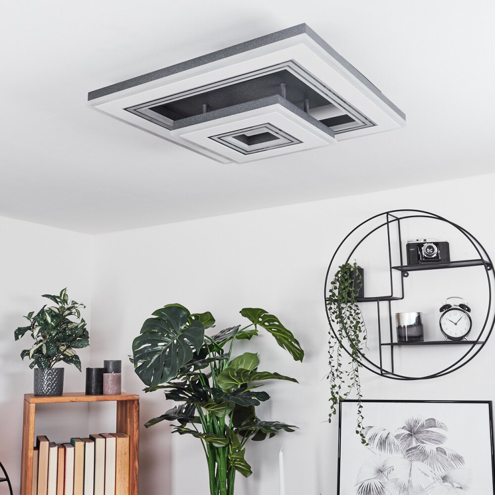 KOLO Ceiling Light LED black, white, 1-light source