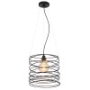 Globo TILLY Pendant Light black, 1-light source