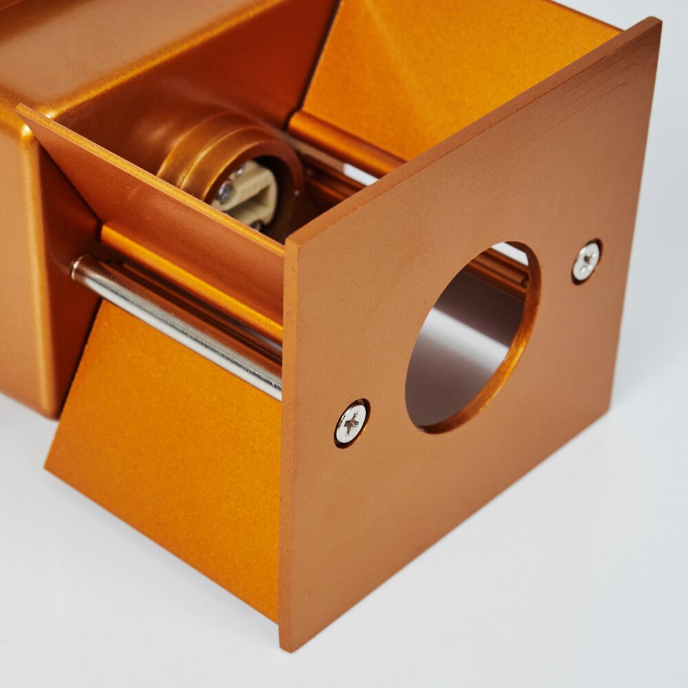 BADAJOZ Wall Light copper, black, 1-light source