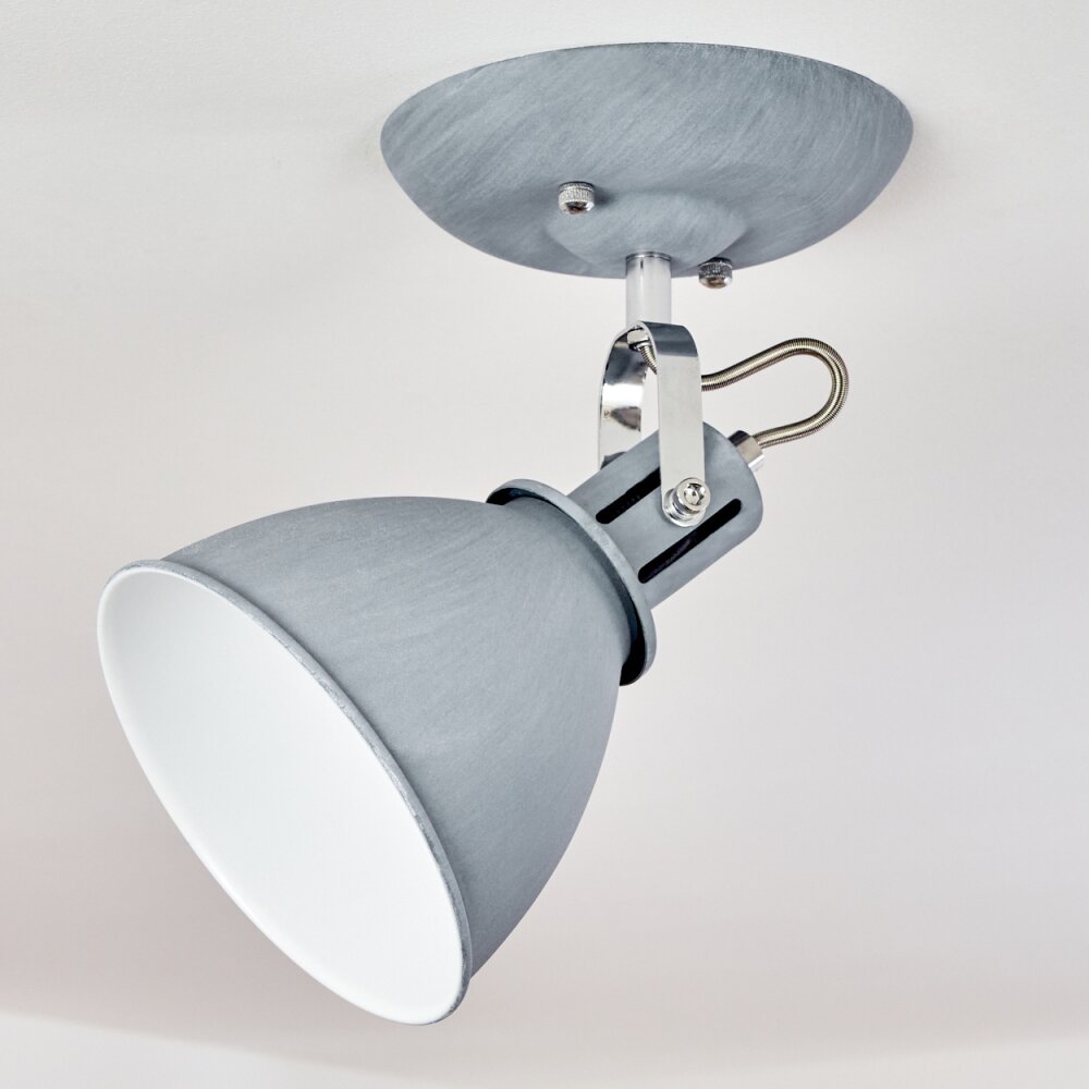 KOPPOM Ceiling Light chrome, grey, 1-light source