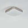 HUTTON Ceiling Light LED matt nickel, 1-light source