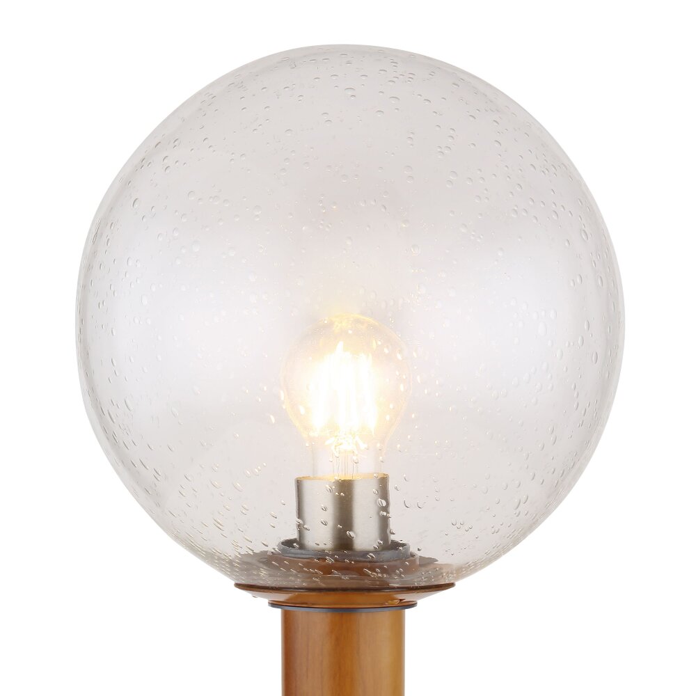 Globo OSSY path light Wood like finish, 1-light source