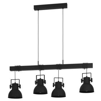 Eglo SHIREBROOK Pendant Light black, 4-light sources