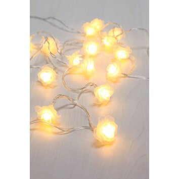 Globo rope lights LED white, 20-light sources