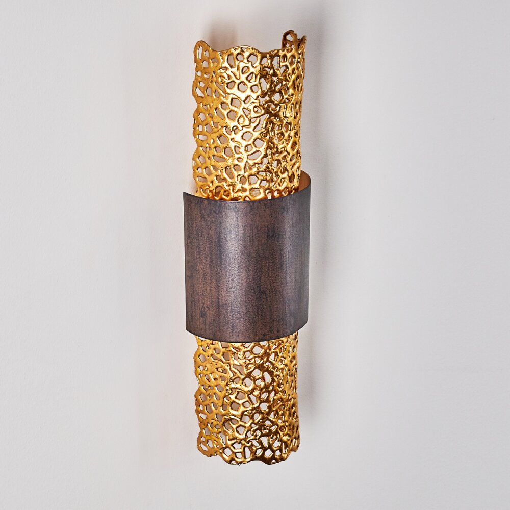 Holländer PALAZZO wall light gold, brass, 2-light sources
