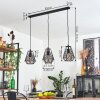 CASSILS Pendant Light black, 3-light sources