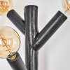 POZOS Floor Lamp black, 4-light sources