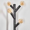 POZOS Floor Lamp black, 4-light sources