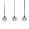 Steinhauer NOIRVER Pendant Light black, 3-light sources