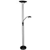 Steinhauer BIRON Floor Lamp LED black, 2-light sources