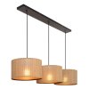 Lucide MAGIUS Pendant Light black, 3-light sources