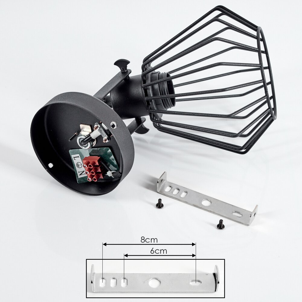 ALBREDA Ceiling Light black, 1-light source