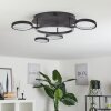 CARRISITO Ceiling Light LED black, 1-light source