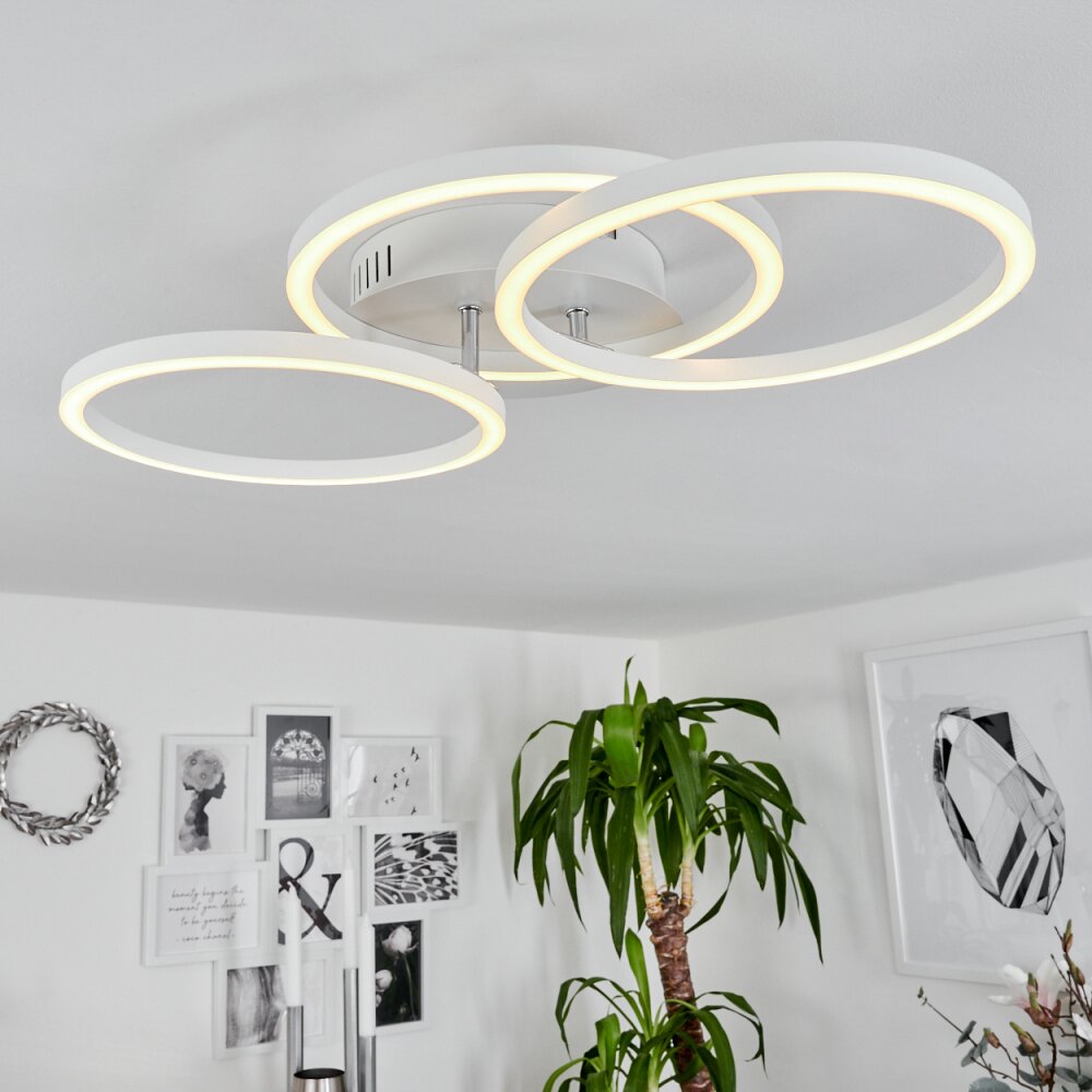 XENA Ceiling Light LED white, 1-light source, Remote control
