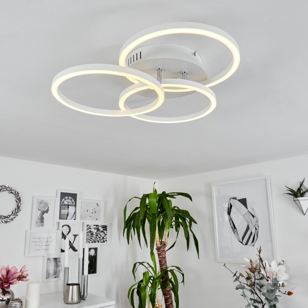 XENA Ceiling Light LED white, 1-light source, Remote control