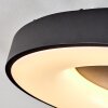 SACHSELN Ceiling Light LED black, 1-light source, Remote control