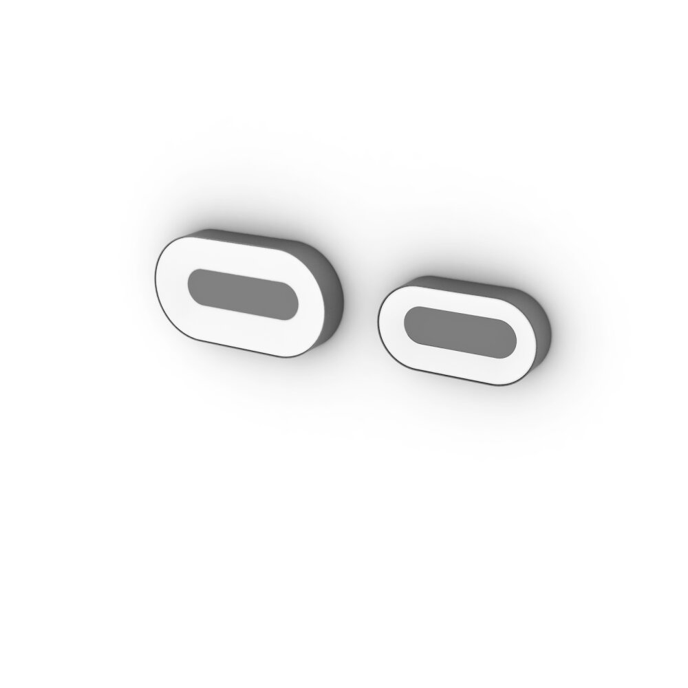 Outdoor Wall Light Felsted LED silver, 1-light source