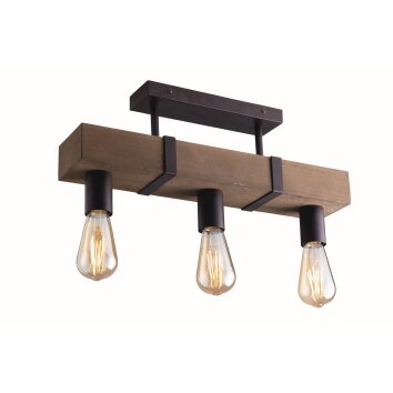 Luce Design TEXAS Ceiling Light brown, 3-light sources