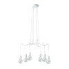 Cuyama Pendant Light white, 6-light sources