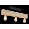 Globo ADALIE Ceiling Light Light wood, black, 3-light sources