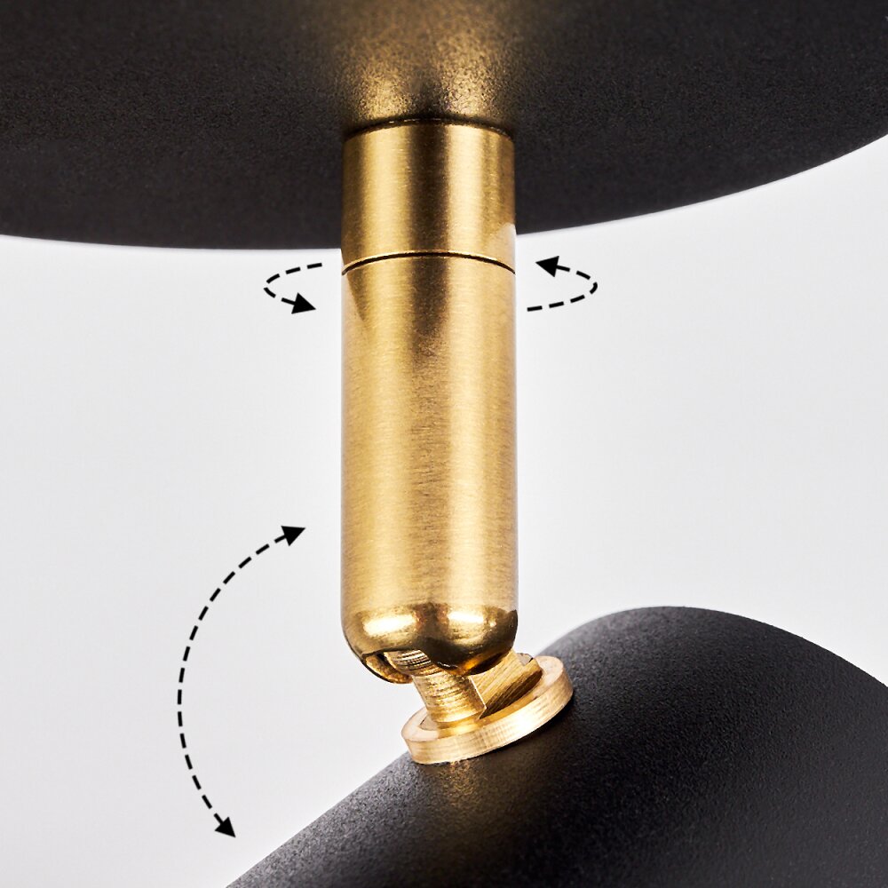 CAMPANAS Ceiling Light brass, black, 1-light source