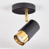 CAMPANAS Ceiling Light brass, black, 1-light source