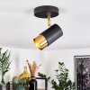 CAMPANAS Ceiling Light brass, black, 1-light source