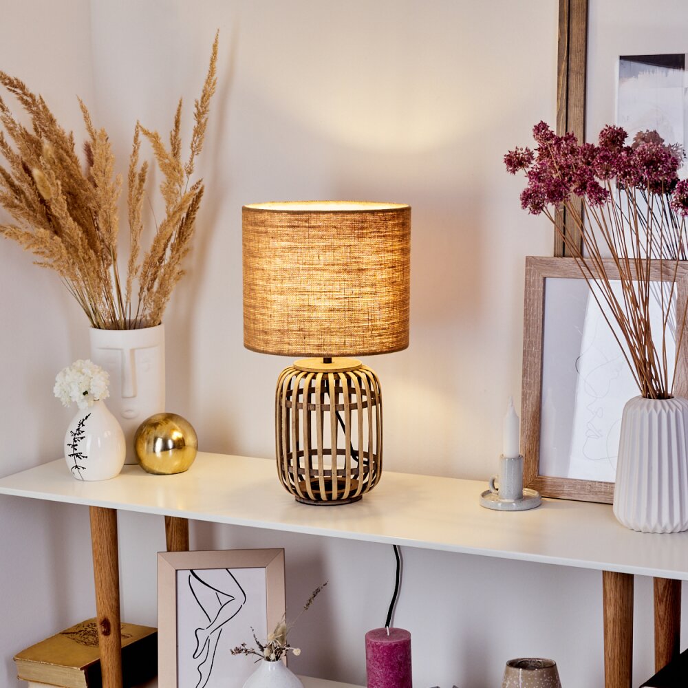 MONGOLEI Table lamp Ecru, 1-light source