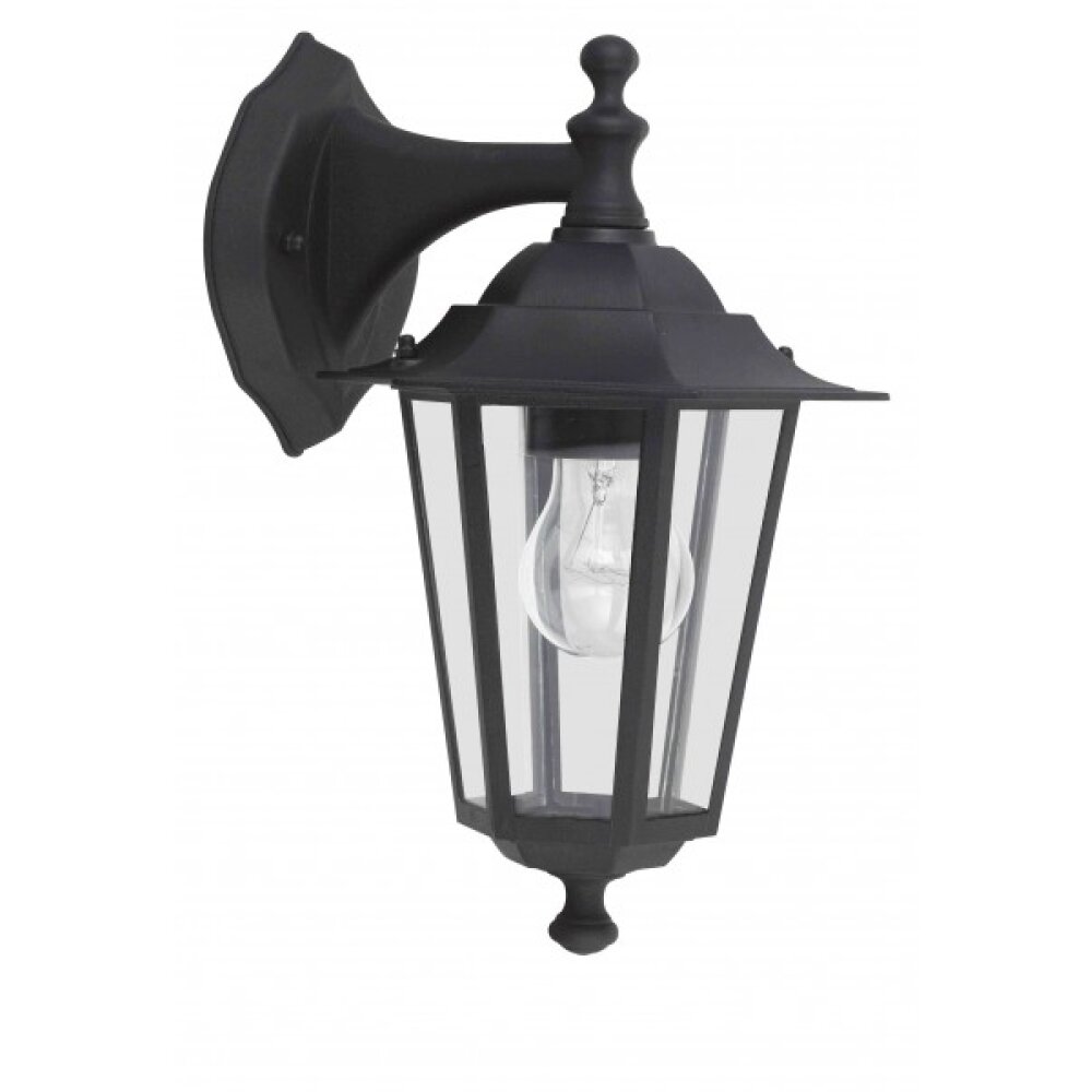 Brilliant CROWN Outdoor Wall Light black, 1-light source