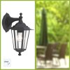 Brilliant CROWN Outdoor Wall Light black, 1-light source