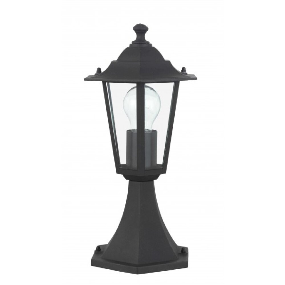 Brilliant CROWN Outdoor Bollard Light black, 1-light source