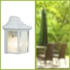 Brilliant NEWPORT Outdoor Wall Light white, 1-light source