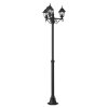 Brilliant NEWPORT outdoor Path Light black, 3-light sources