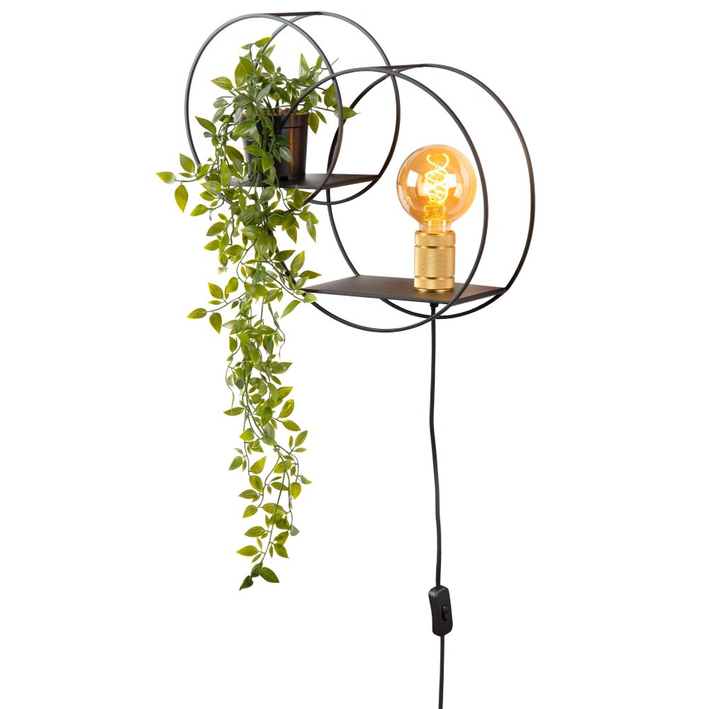 Lucide CIRCLE Wall Light black, 1-light source