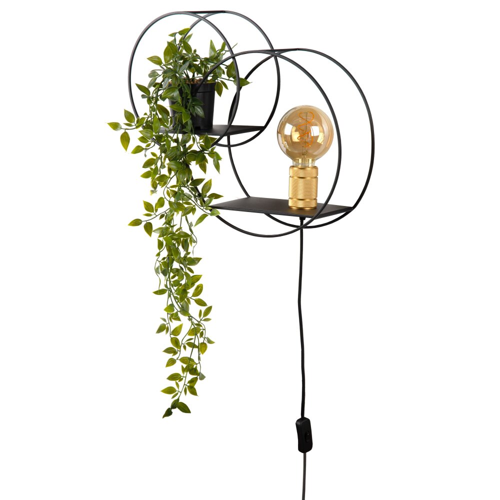 Lucide CIRCLE Wall Light black, 1-light source
