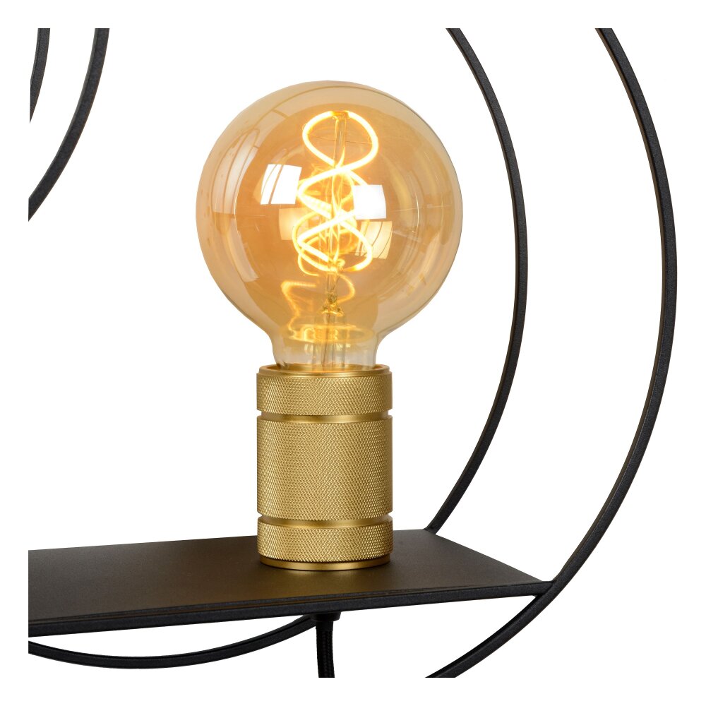 Lucide CIRCLE Wall Light black, 1-light source