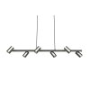 Trio MARLEY Pendant Light matt nickel, 6-light sources