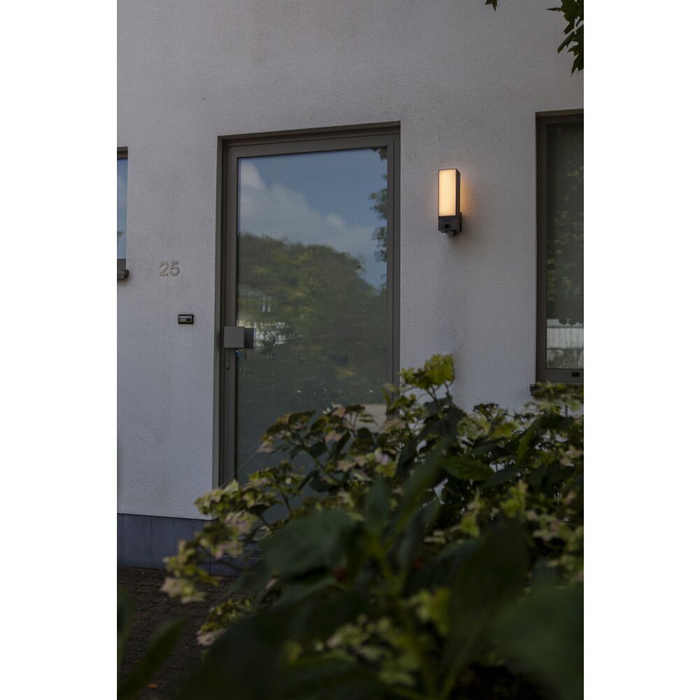 Lutec CUBA Outdoor Wall Light LED anthracite 5193812118