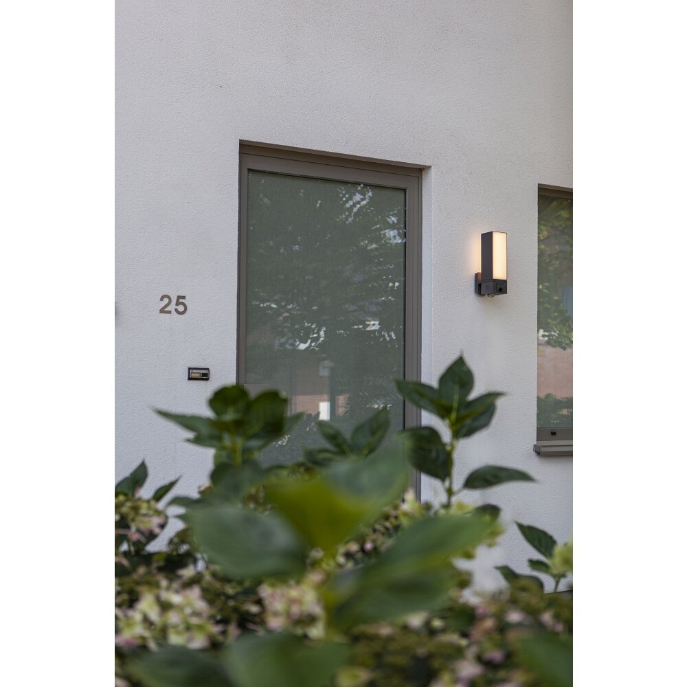 Lutec CUBA Outdoor Wall Light LED anthracite 5193812118