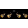 Globo SARRA Ceiling Light black, 4-light sources