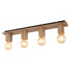 Globo ERNA Ceiling Light Light wood, 4-light sources