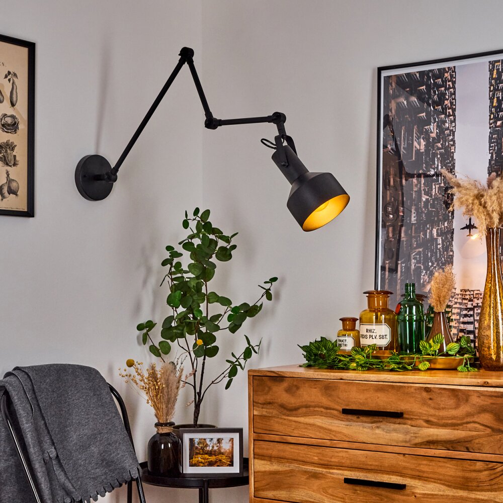 TABLAZOS Wall Light black, 1-light source